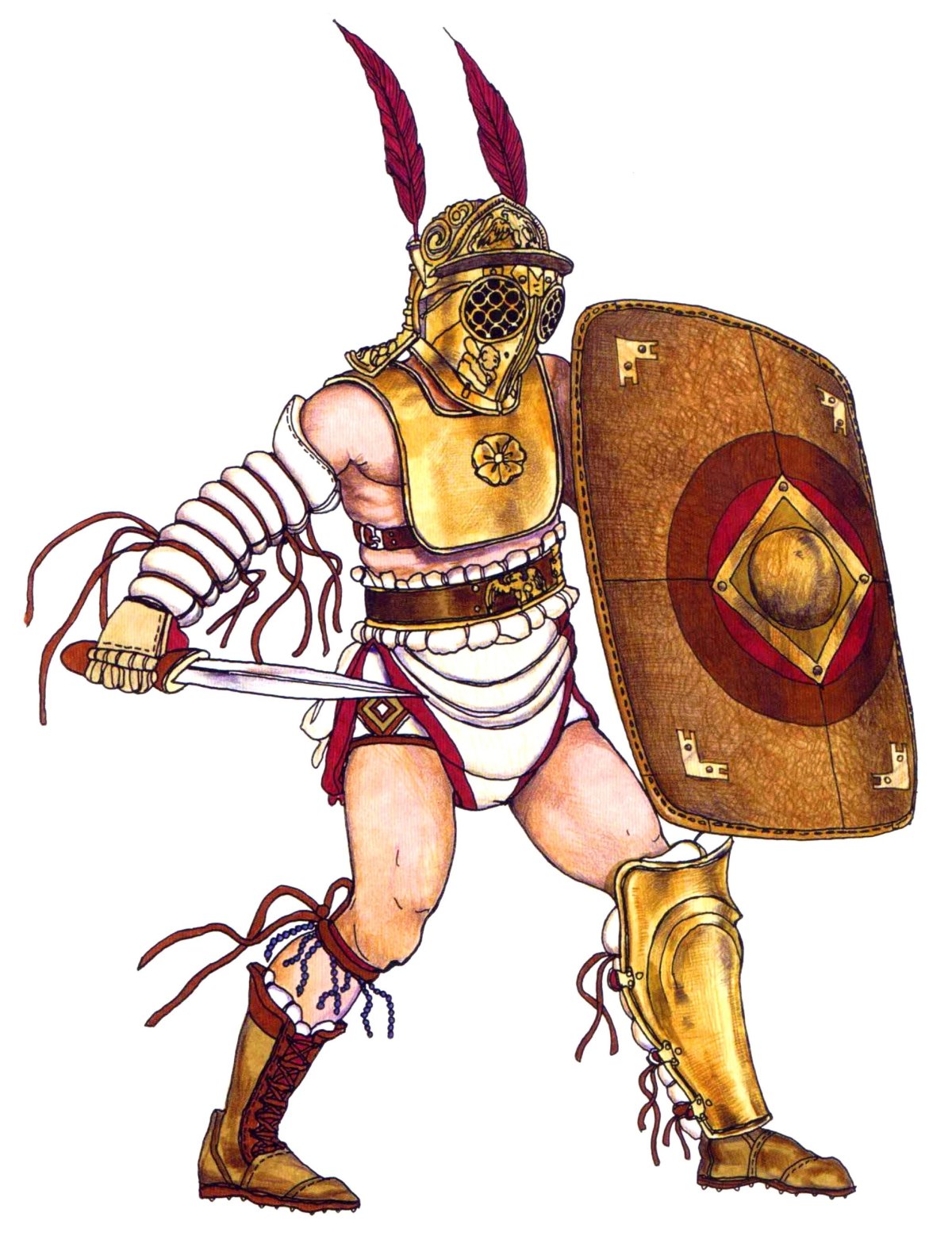 Бои гладиаторов в древнем Риме