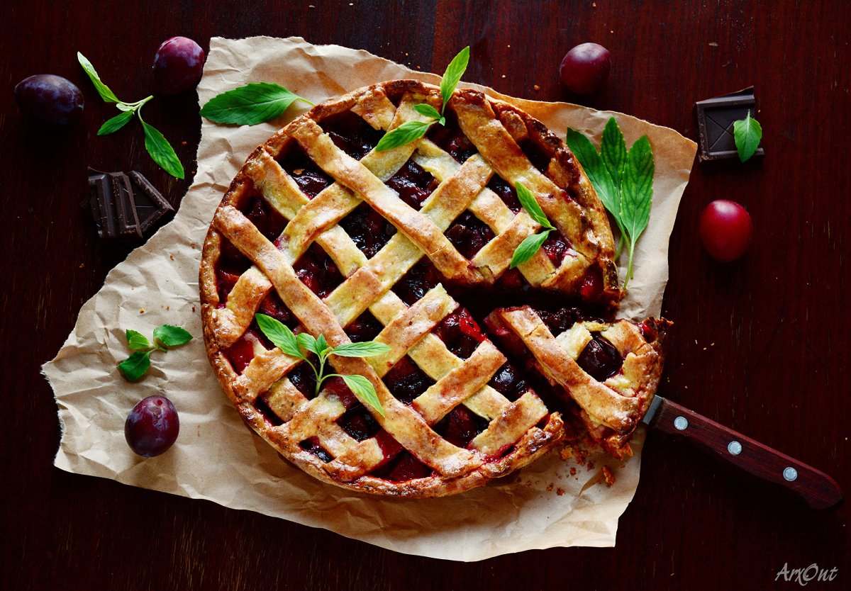 Красивые сладкие пироги