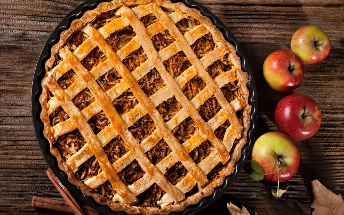 Пирог сверху