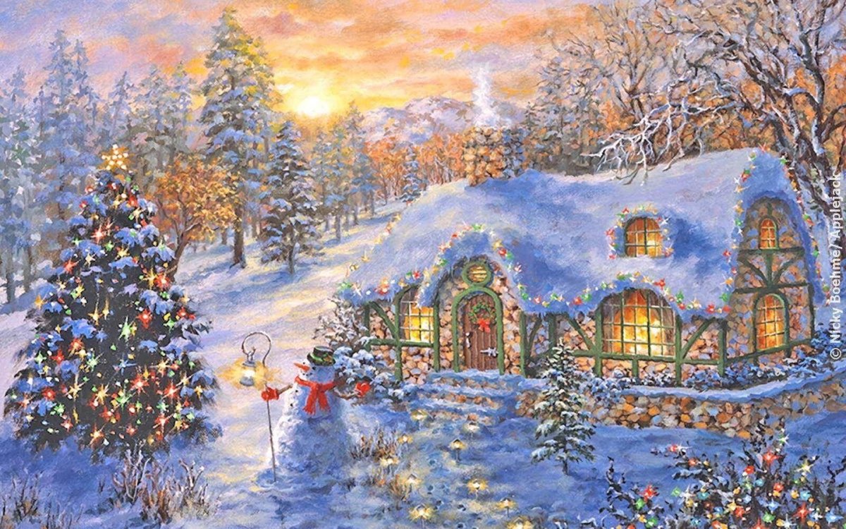 Художник Nicky Boehme новый год