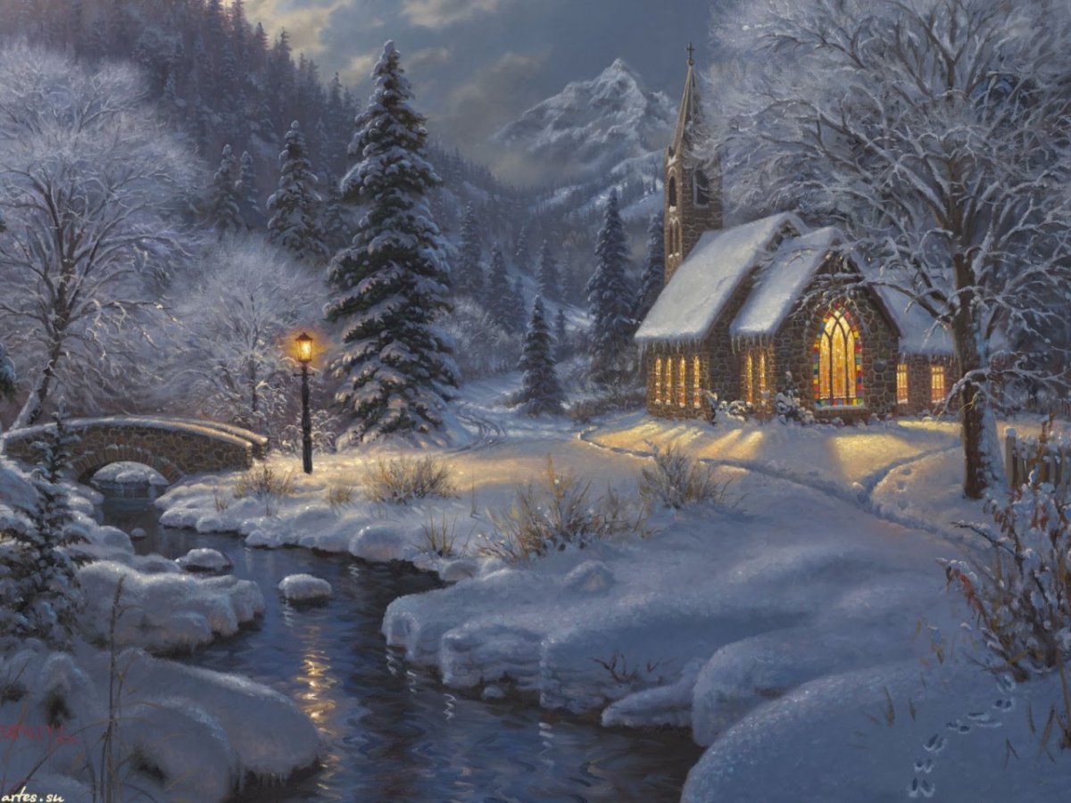 Художник Mark Keathley зима