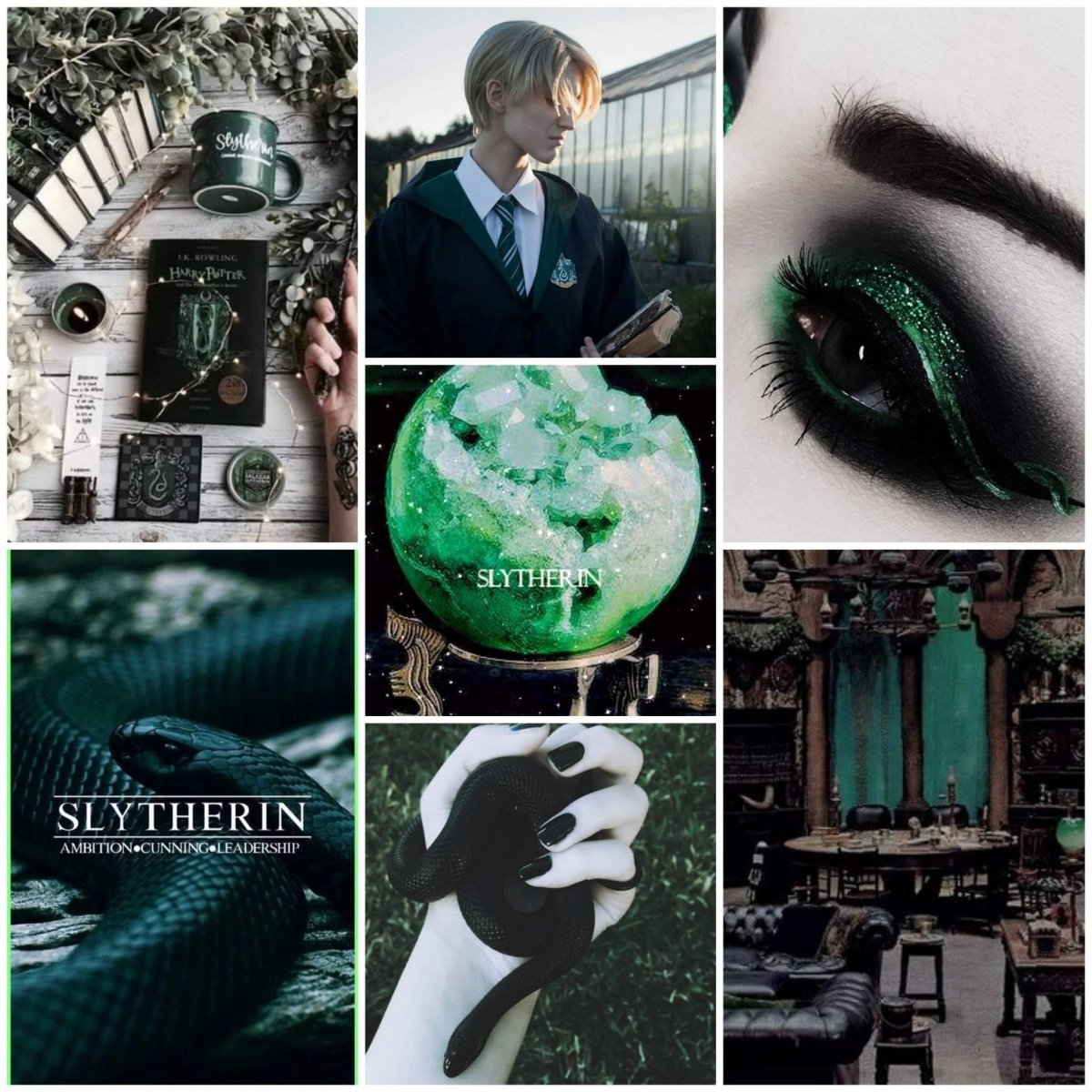 Эстетика Гарри Поттера Слизерин