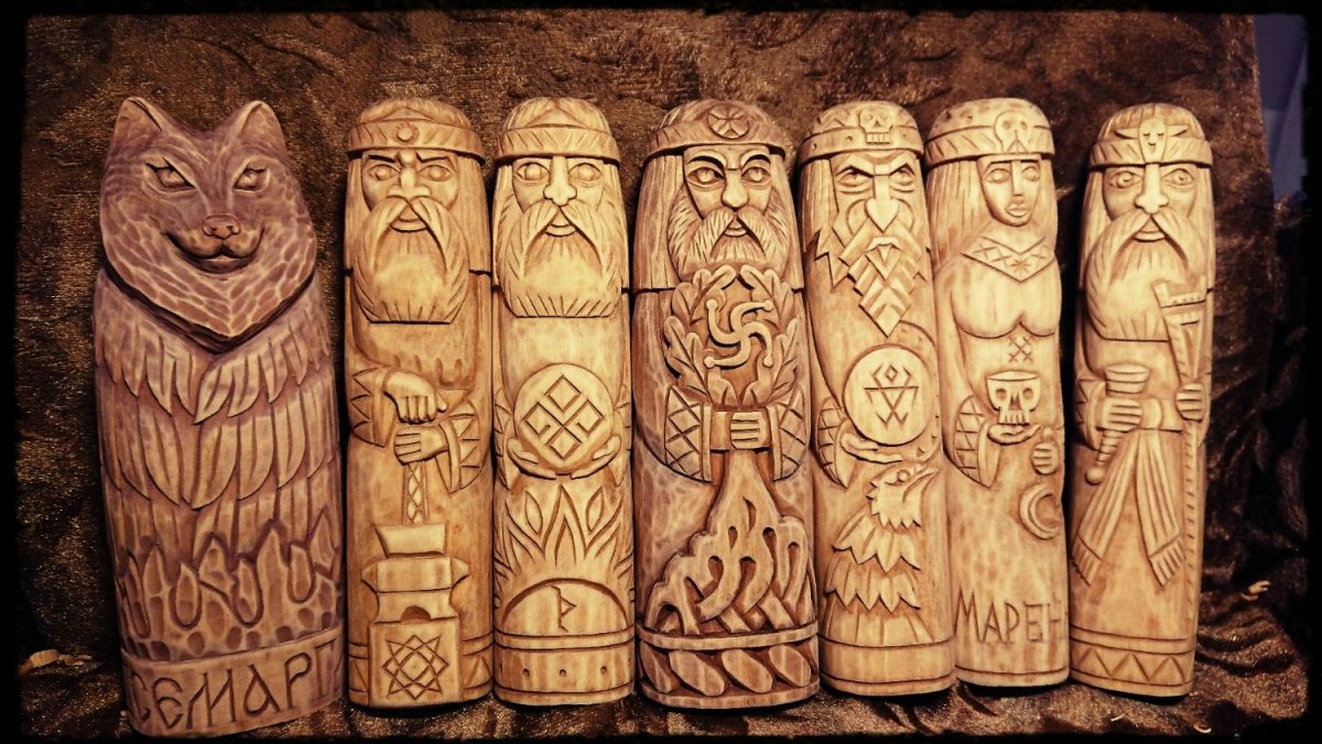 Велес Бог славян чур