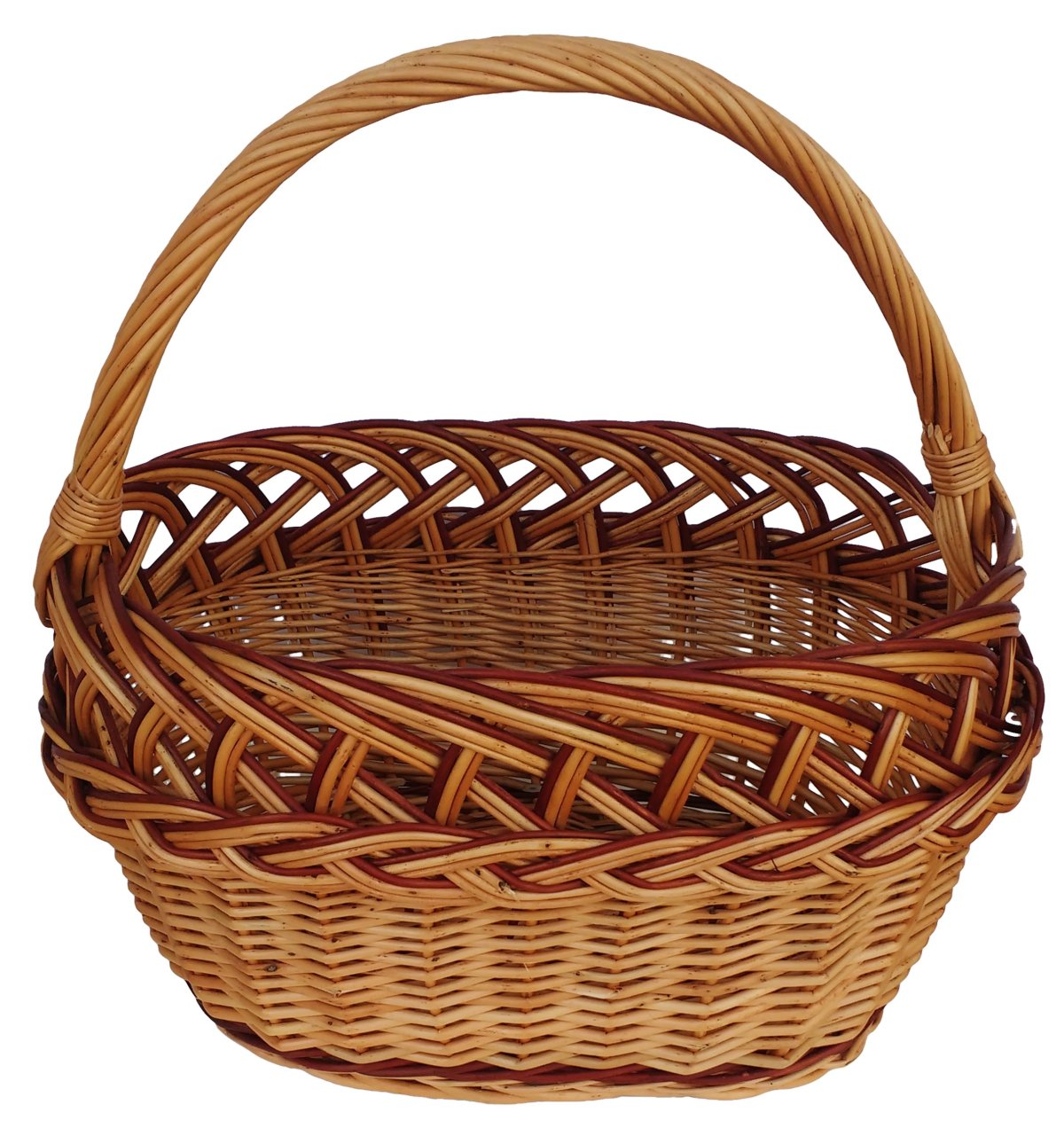 Корзина плетёная большая