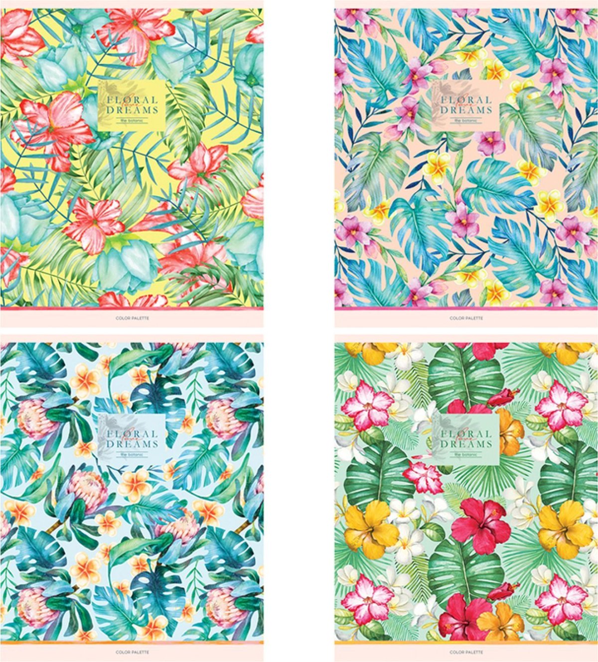 Тетрадь а4, 80 листов, клетка, ARTSPACE "цветы. Spring in the Air"