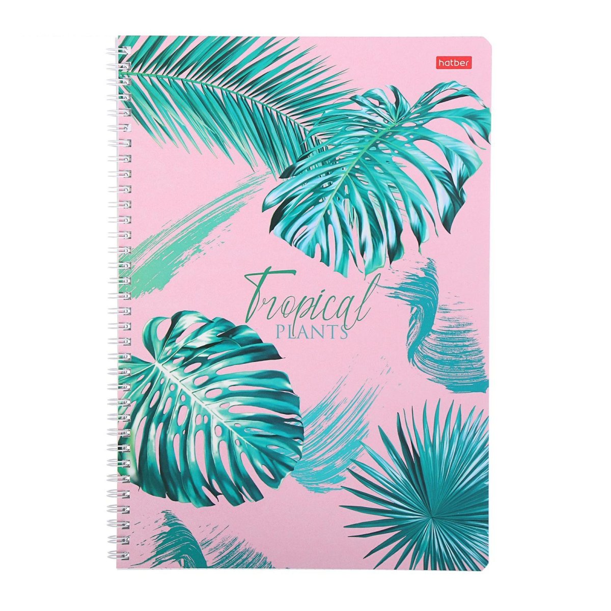 Бизнес-блокнот а6 160л. Hatber "тропические листья"
