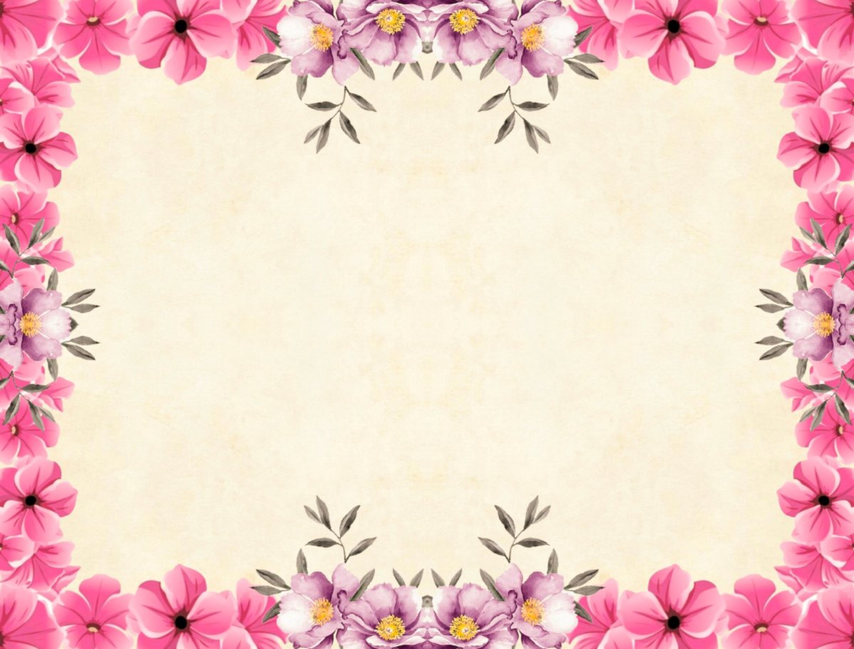 Цветочный фон для текста