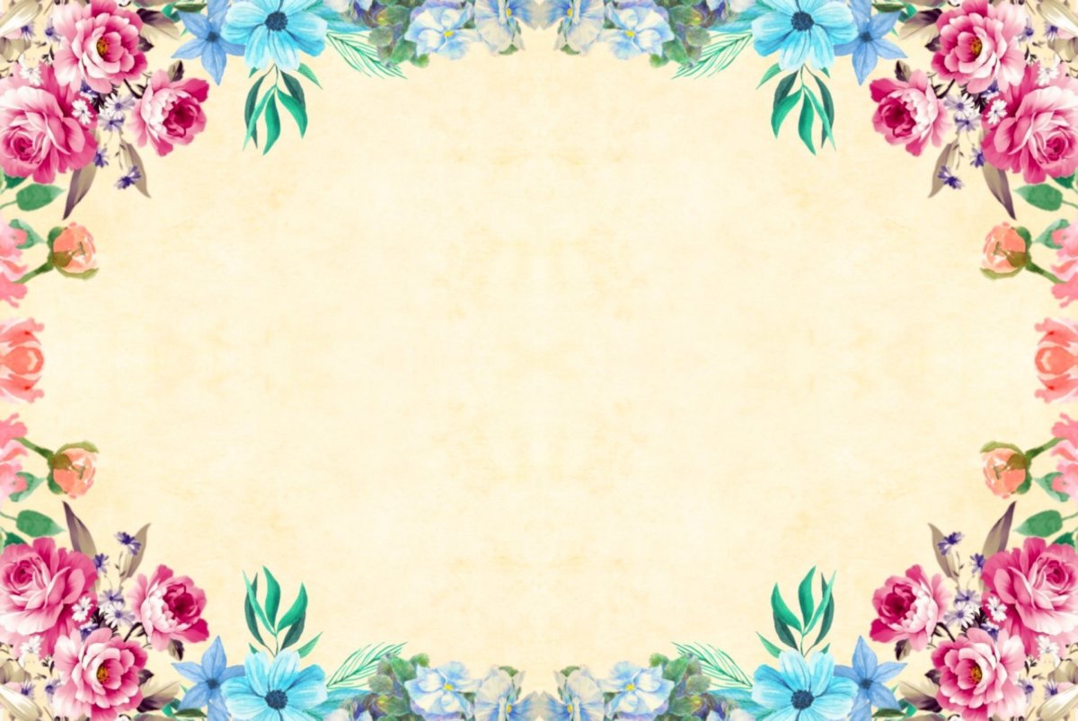 Рамка с цветочками