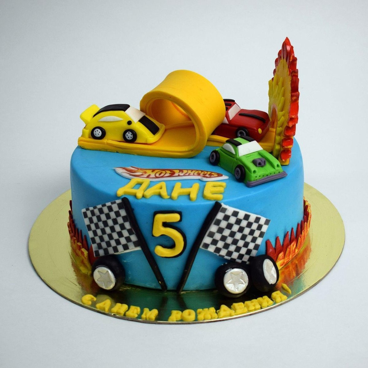 Торт с хот Вилс мастер класс