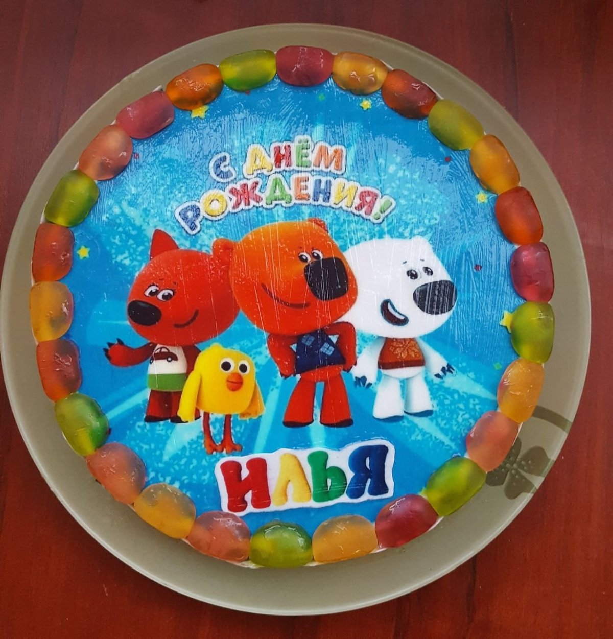 Мимимишки на торт фотопечать