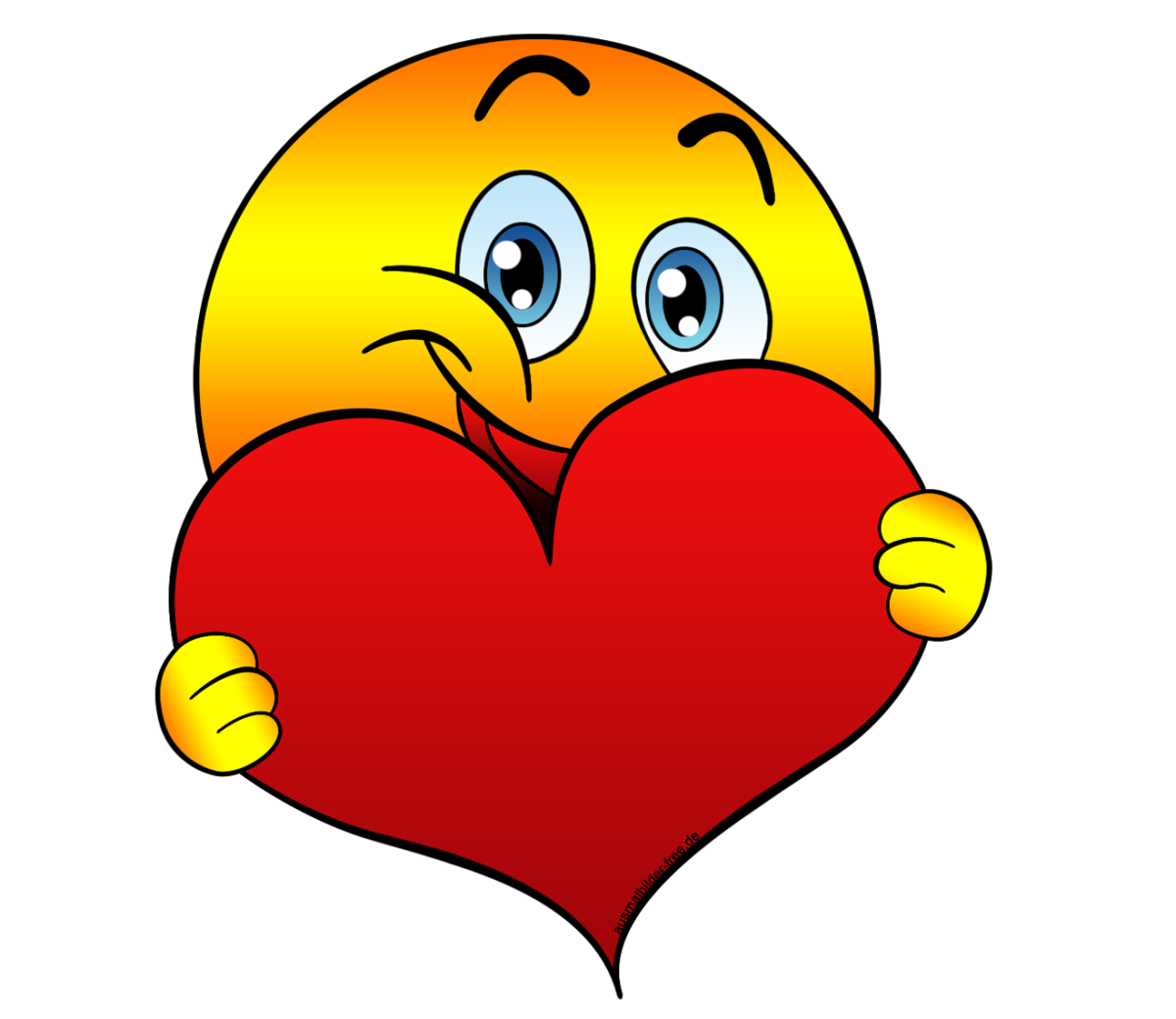 Сердечко смешное