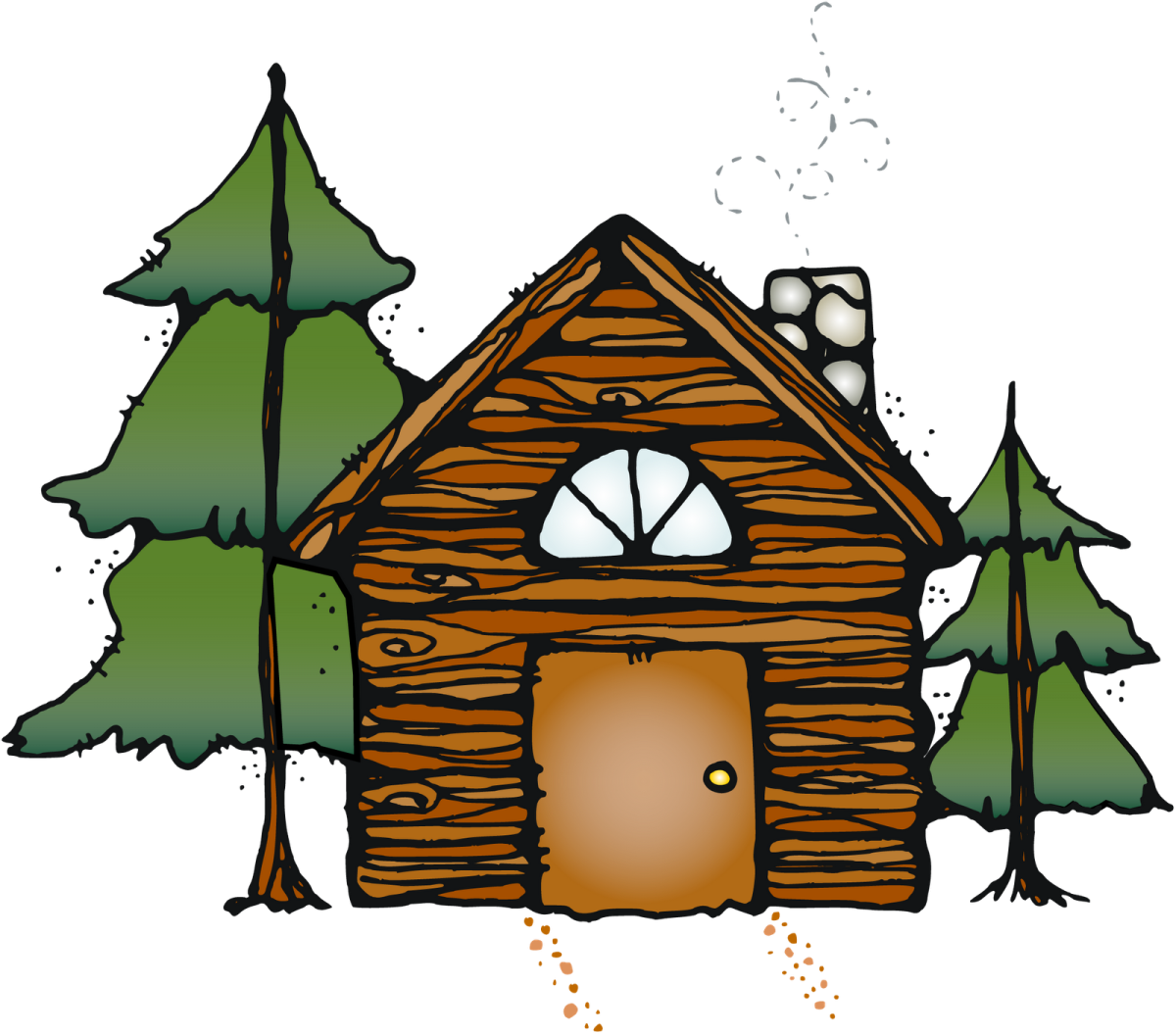 Избушка иллюстрация