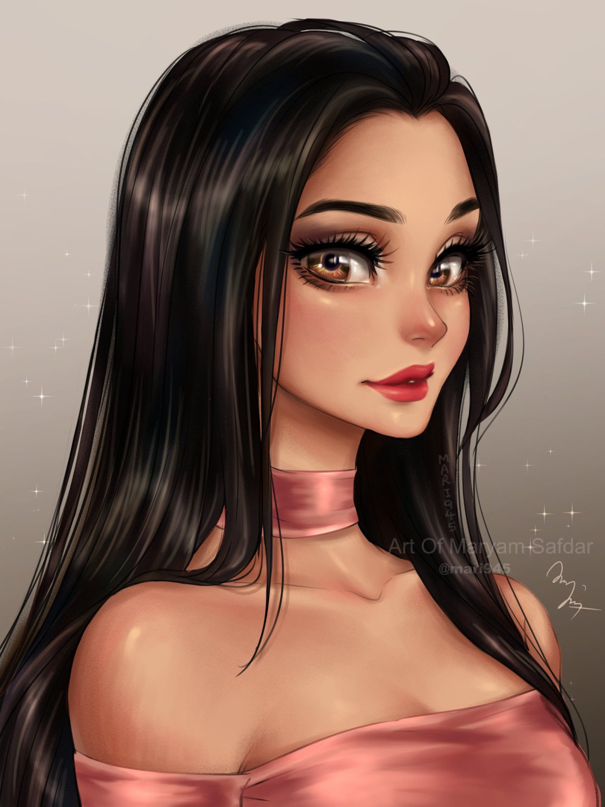 Нарисовать девушку