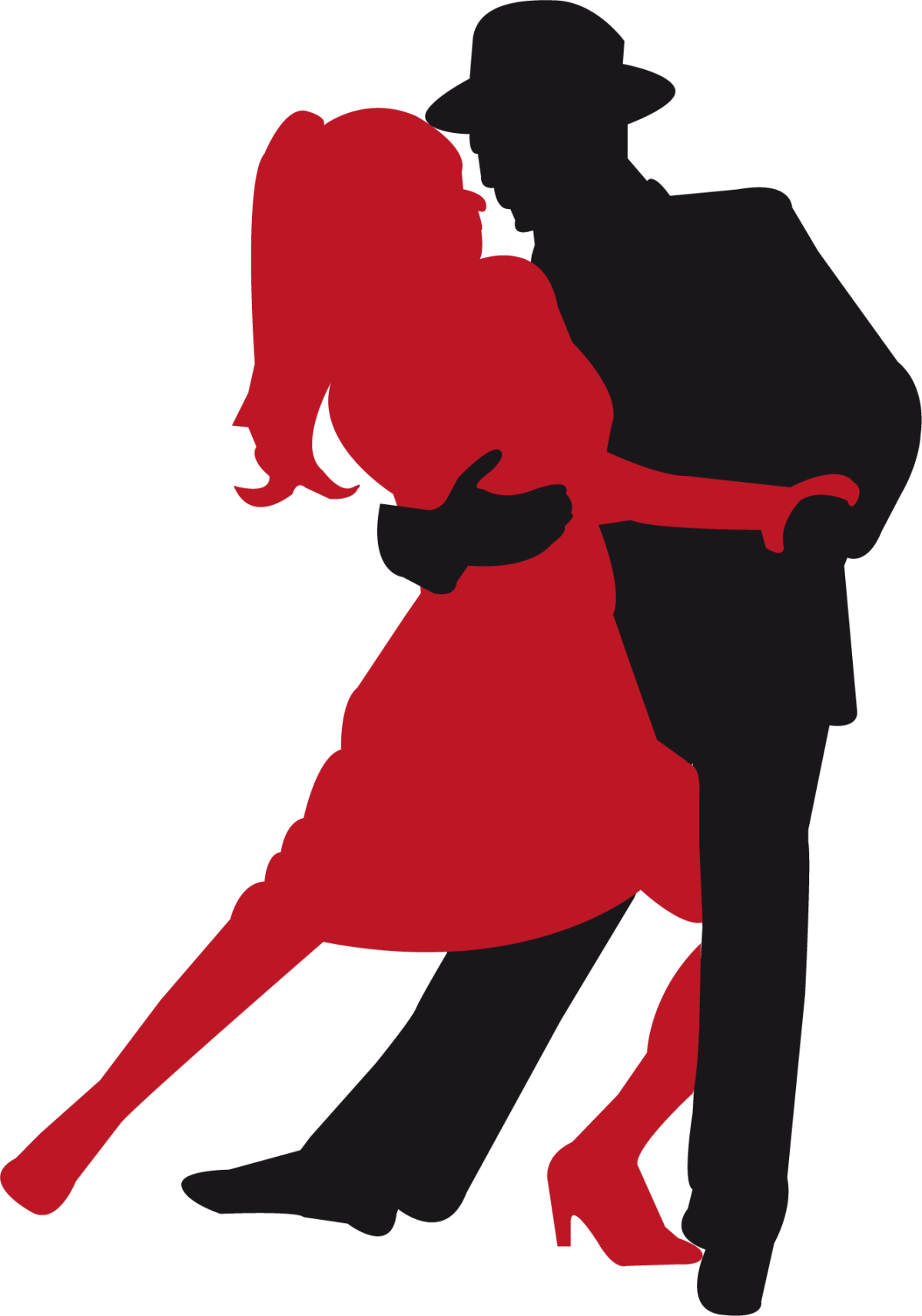 Танцующие пары силуэты