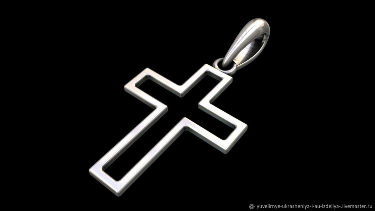 Крест фото контур