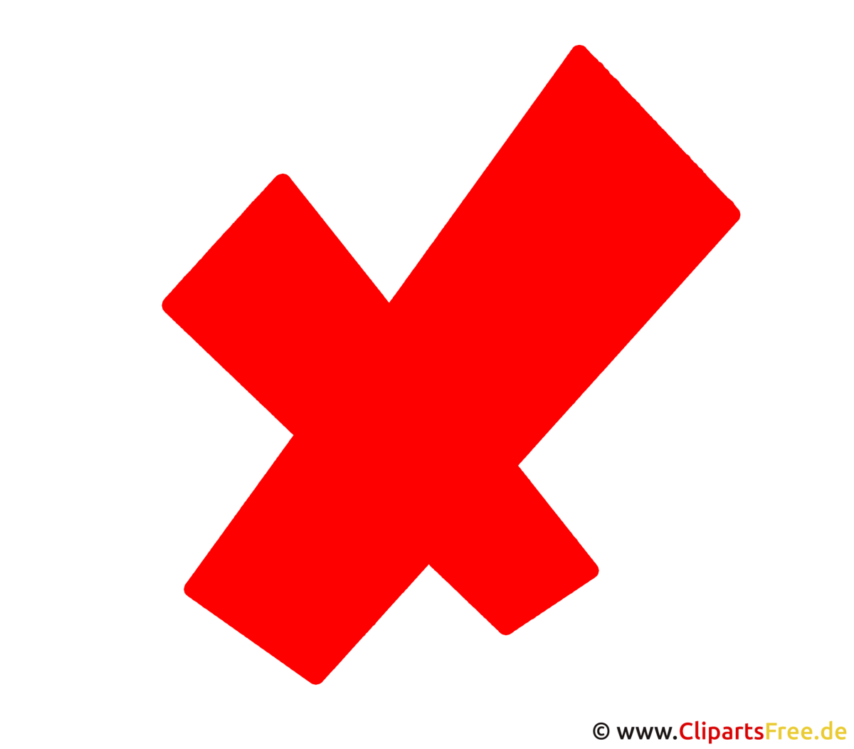 Красный крестик