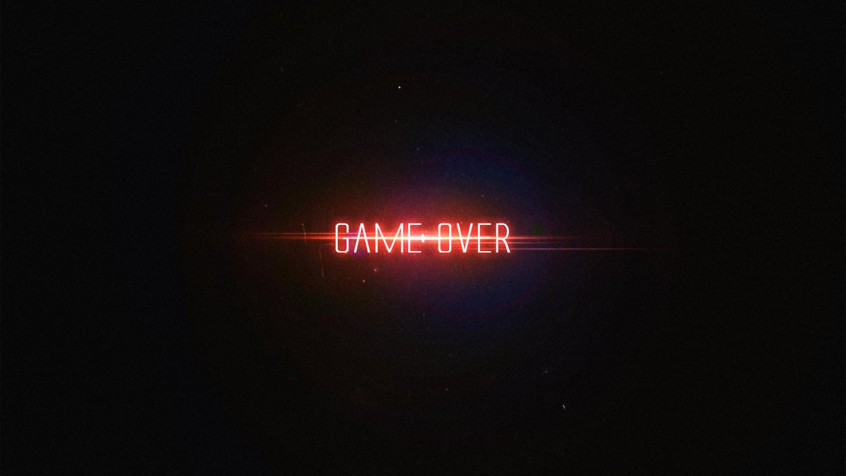 Обои гейм овер