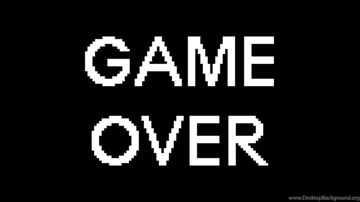 Картинки с надписью game over