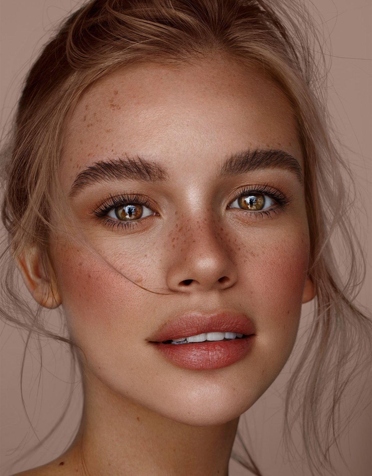 Кара Делевинь легкий макияж