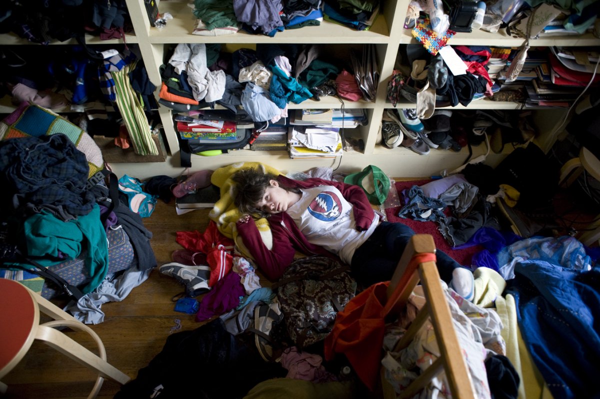 Беспорядок в комнате подростка