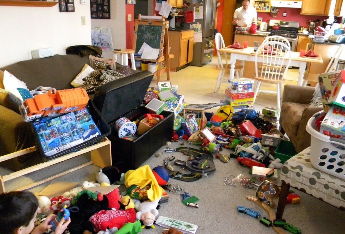 Беспорядок в комнате