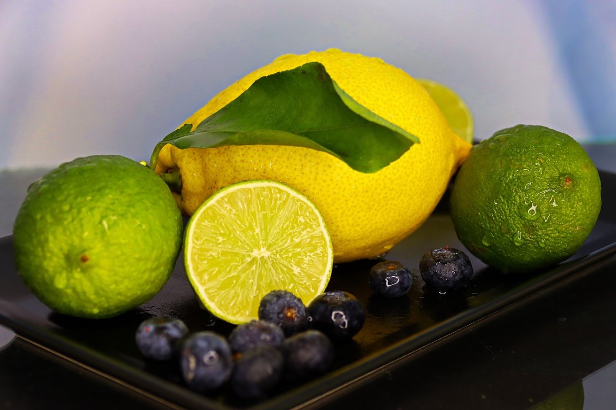 Лайм и мандарин
