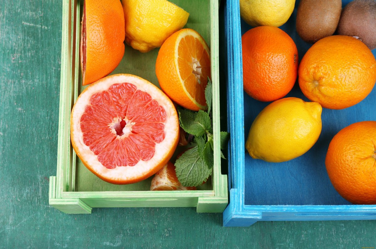 Апельсин мандарин грейпфрут