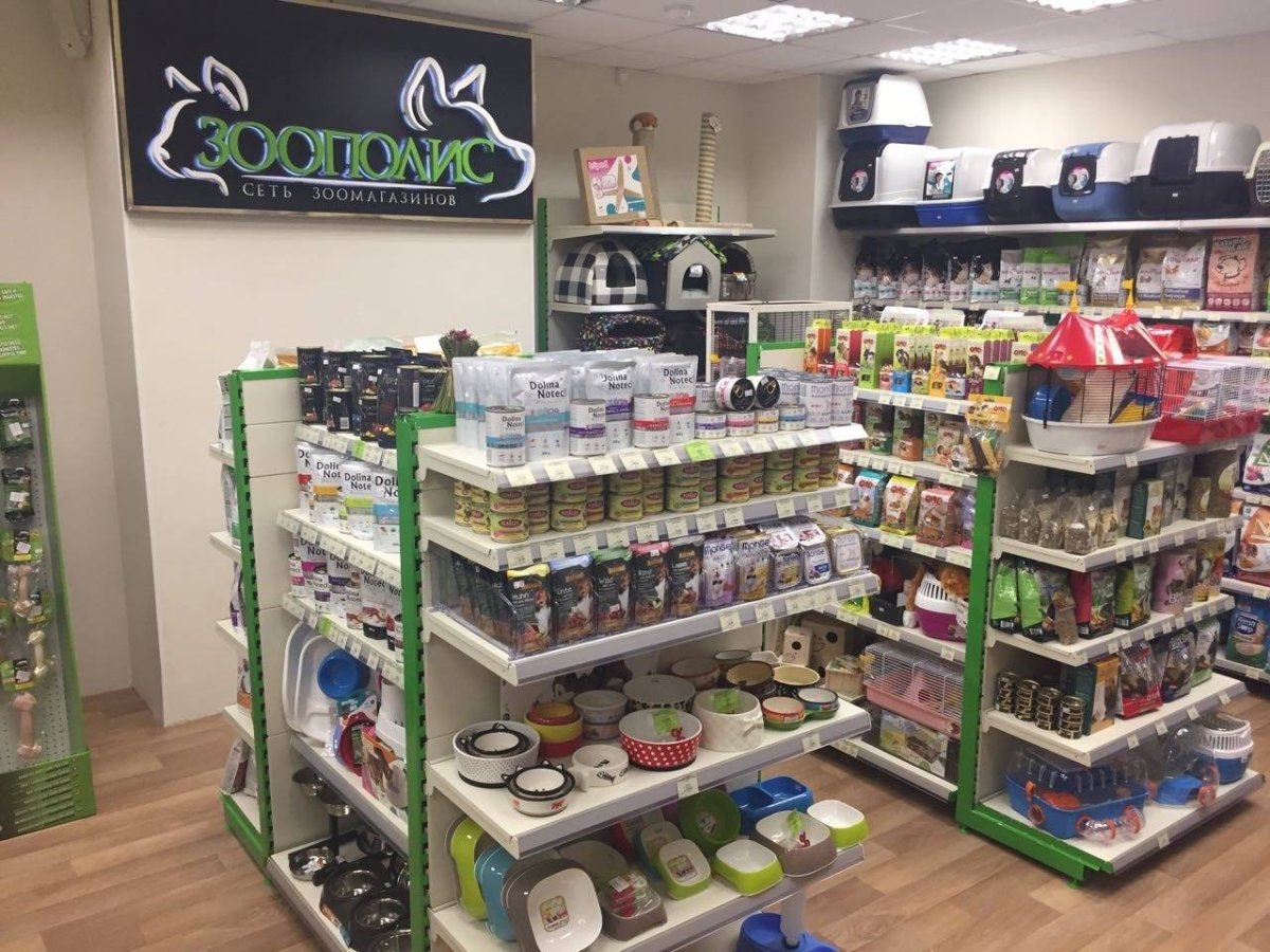 Навигация в зоомагазине