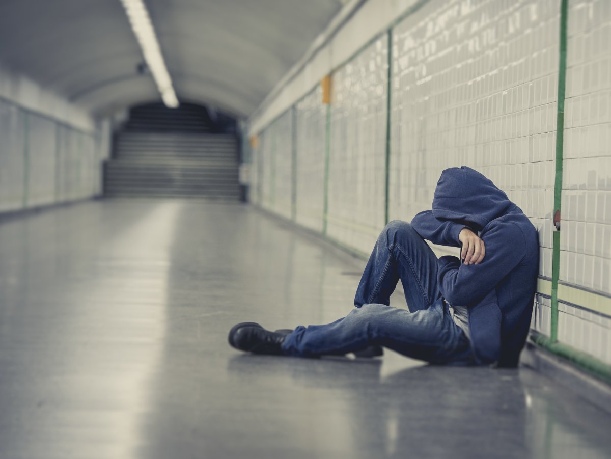 Парень на крыше