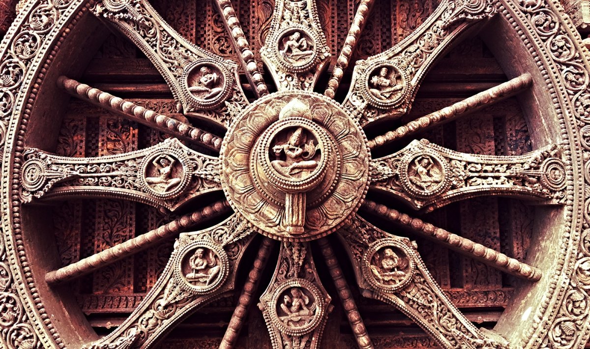 Konark Sun Temple Wheel