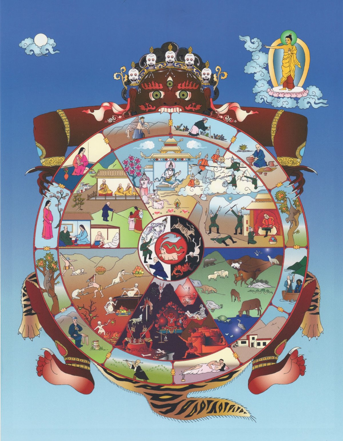 Человек и колесо Сансары