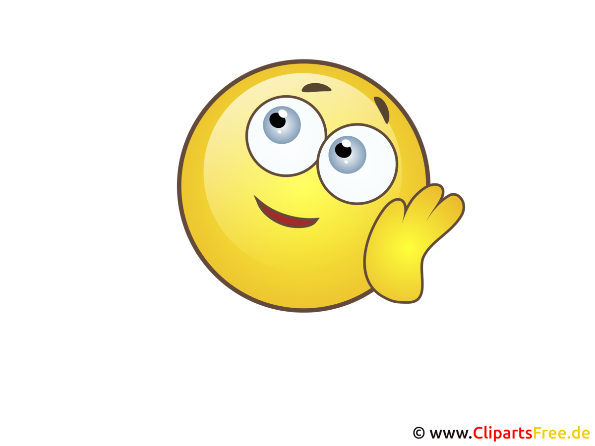 Приветствующий смайлик