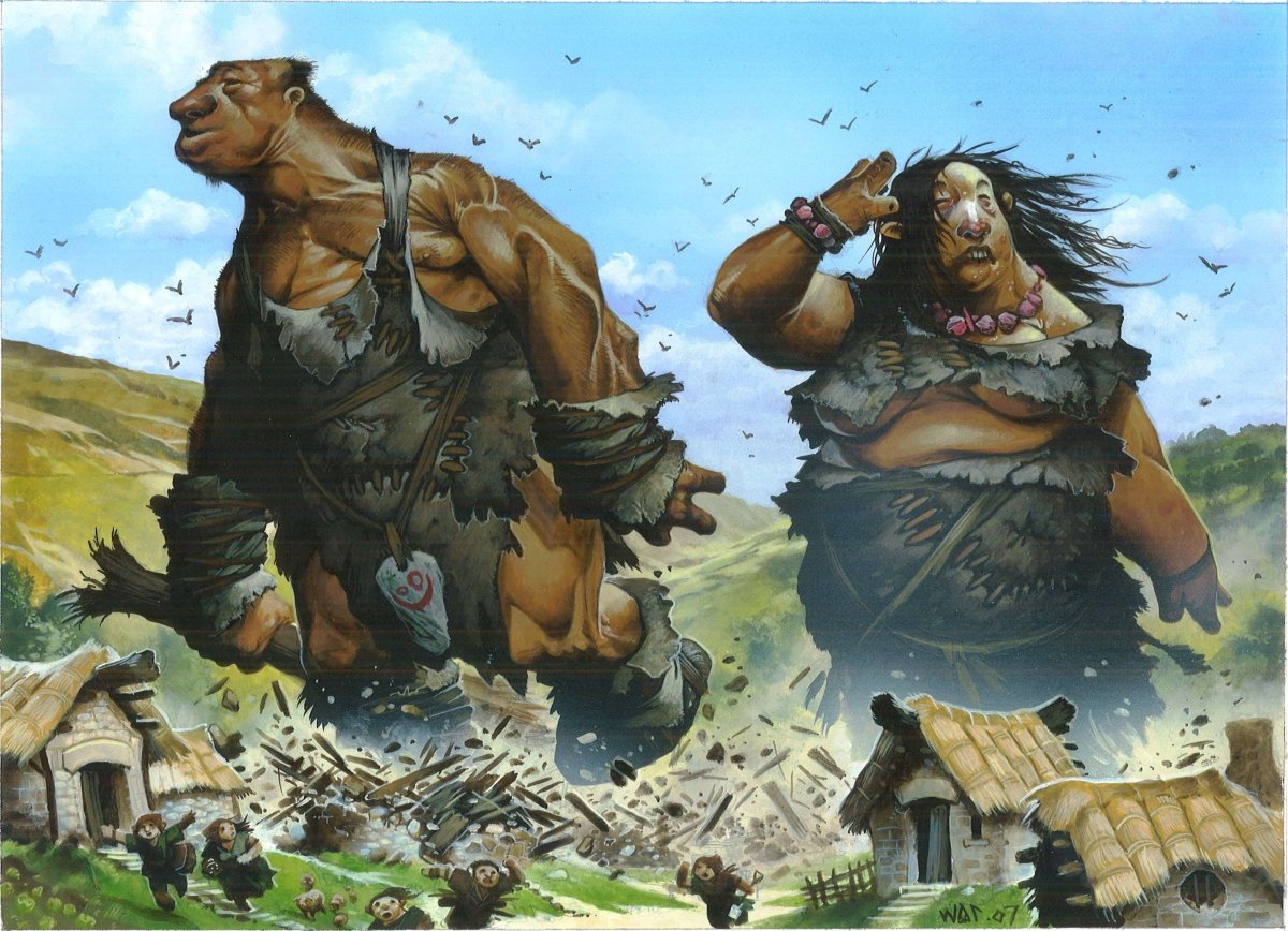 Холмовой великан ДНД