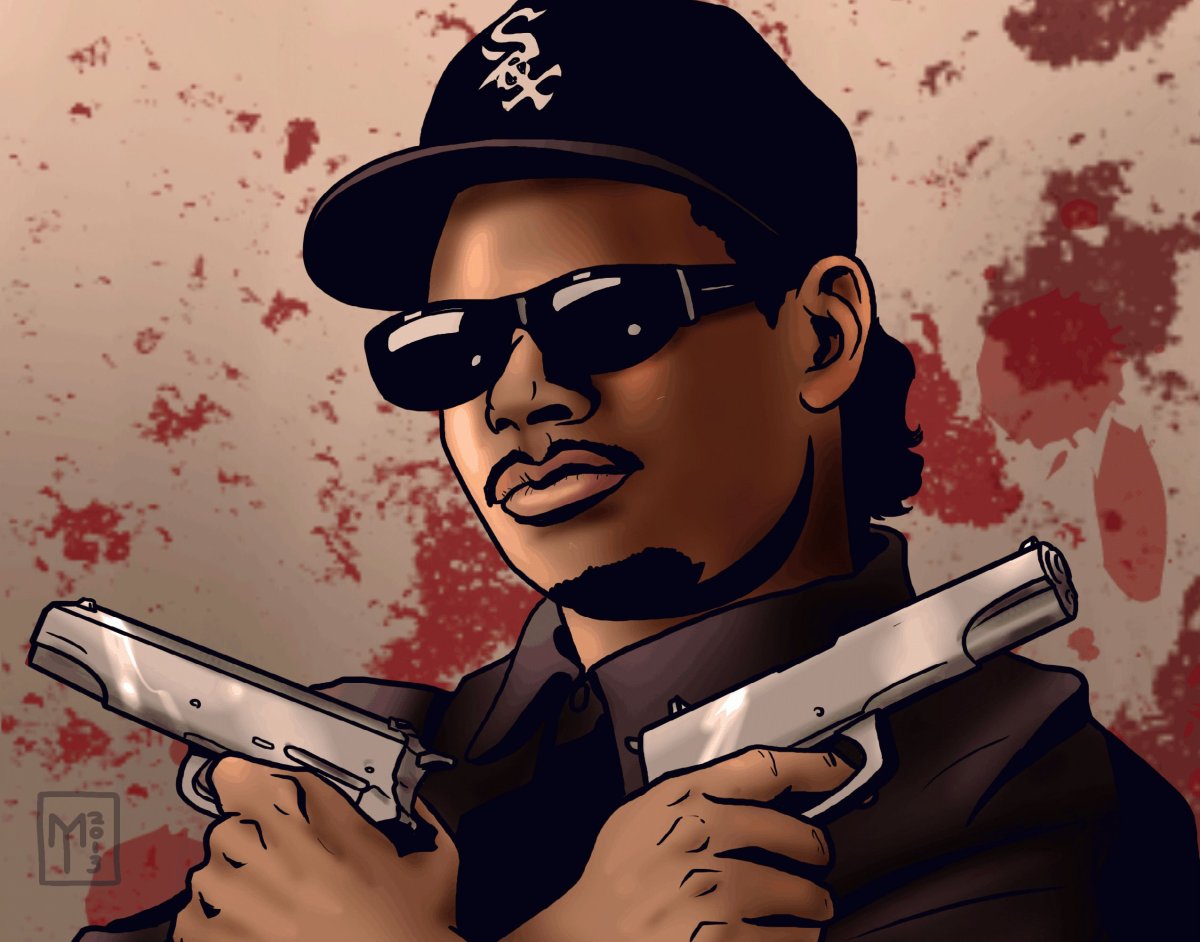 Eazy e с оружием
