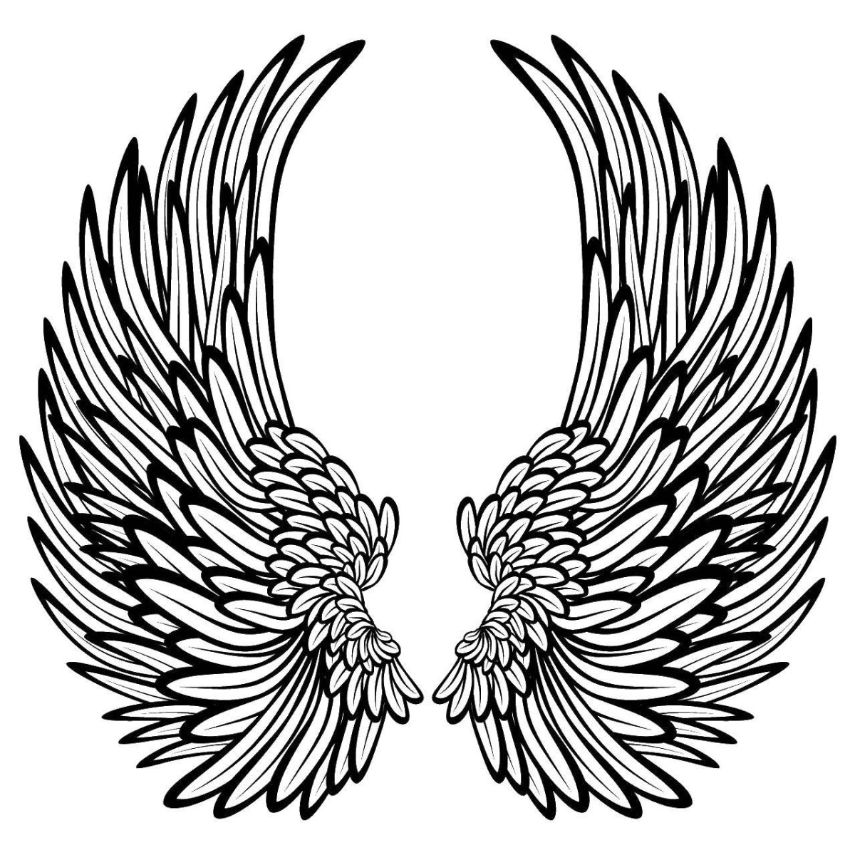 Крылья эскиз