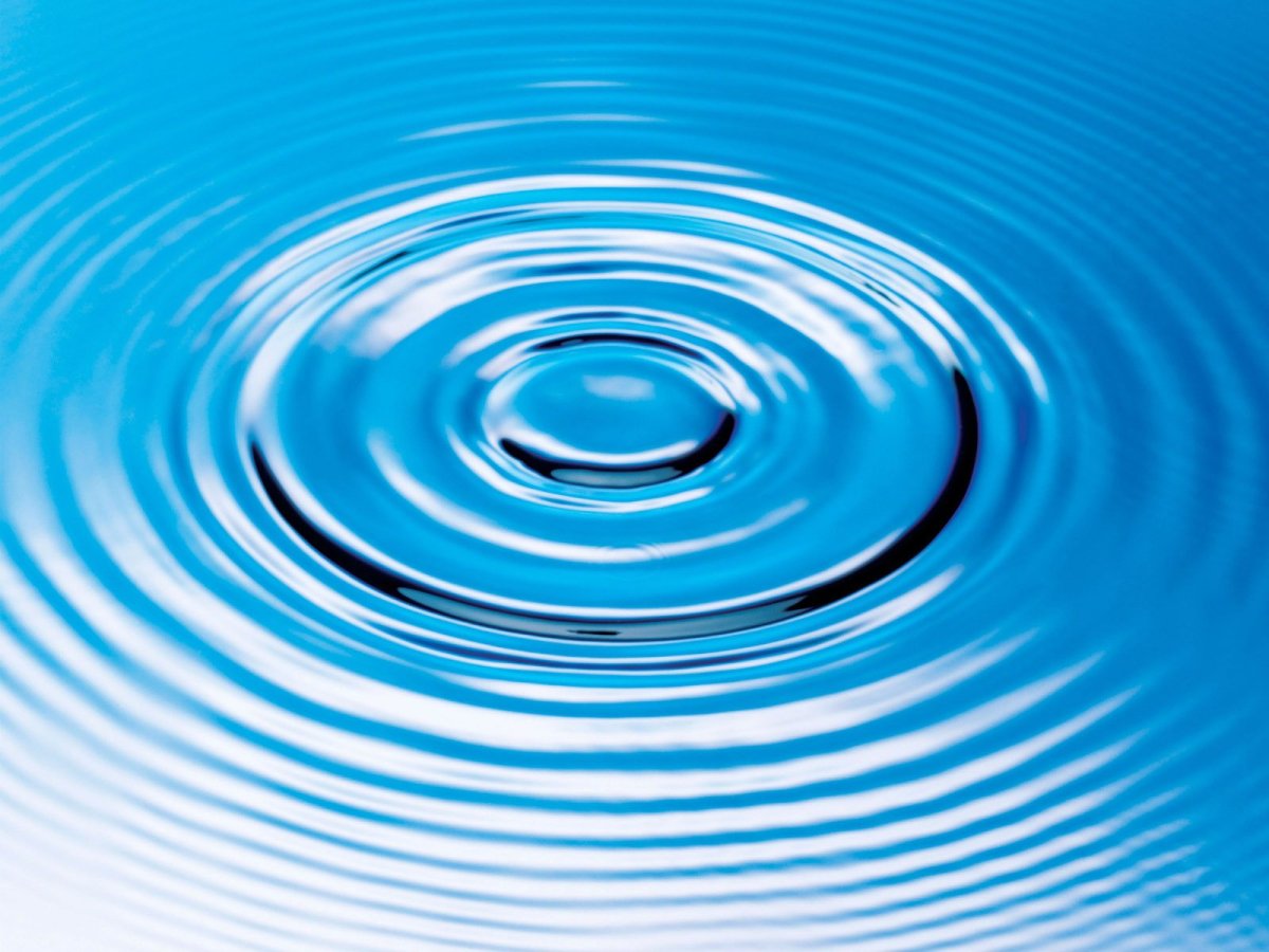 Круговые волны на воде