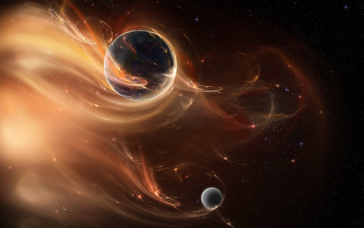 Космос звезды планеты