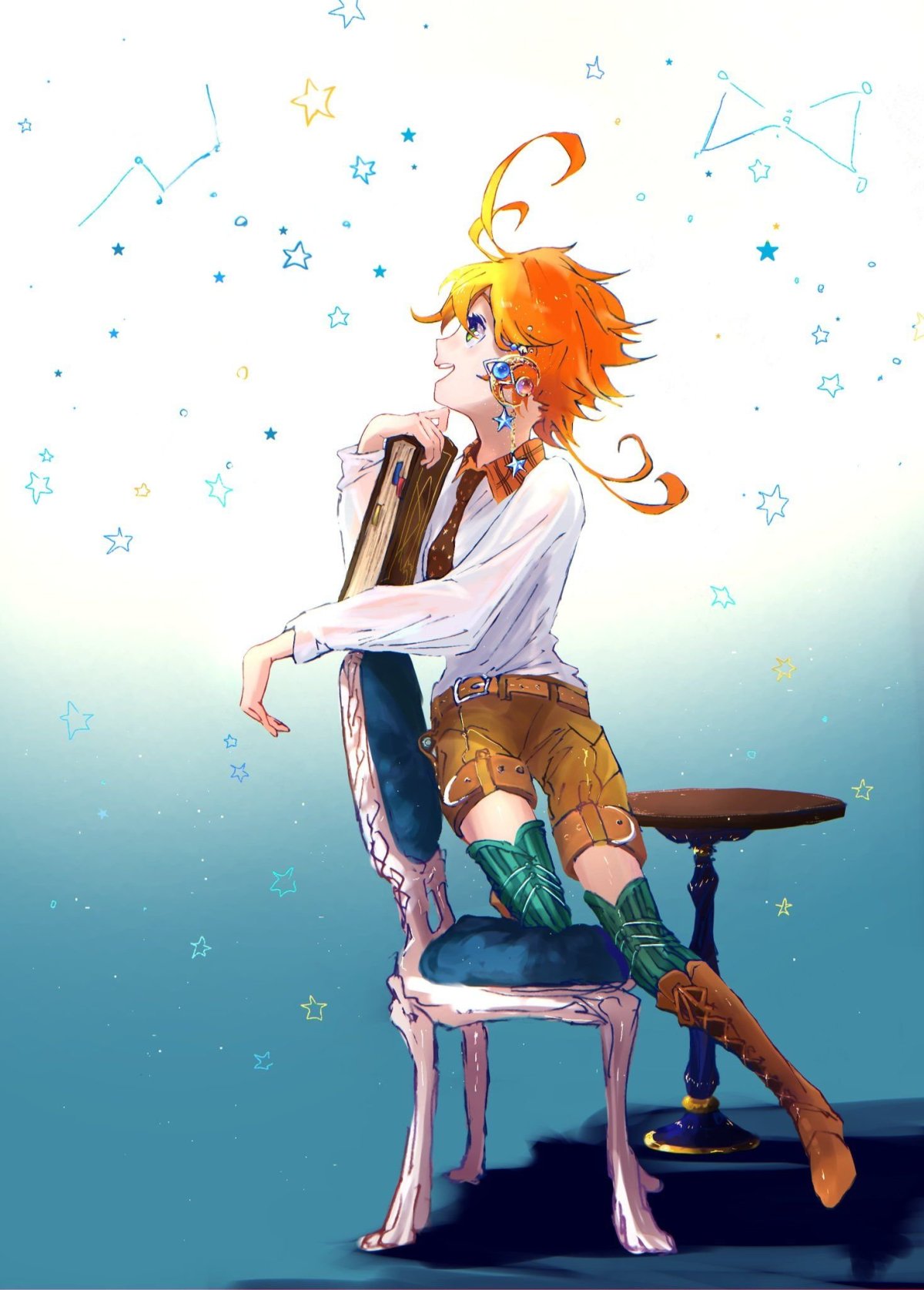 Аниме обещанный Неверленд Эмма и Норман