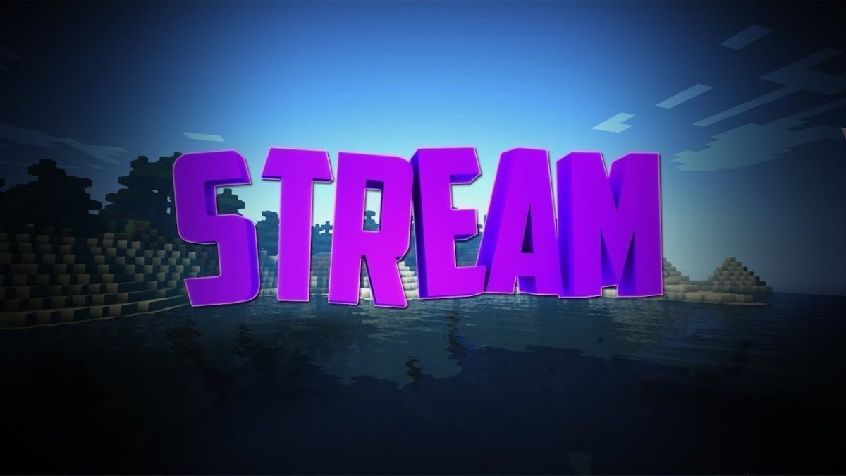 Стрим майнкрафт