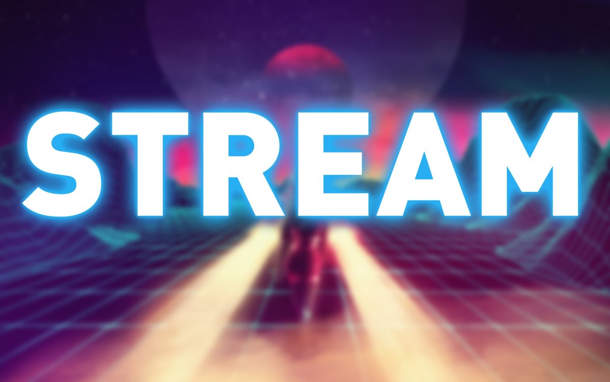 Надпись стрим