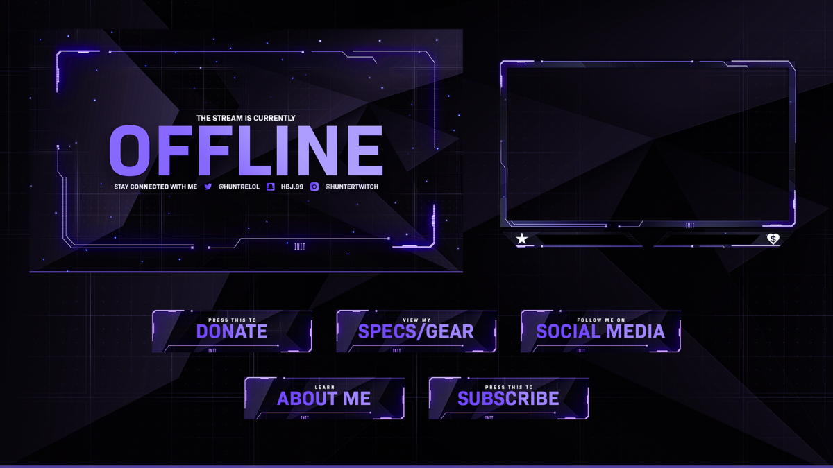 Оффлайн панелька для Твича