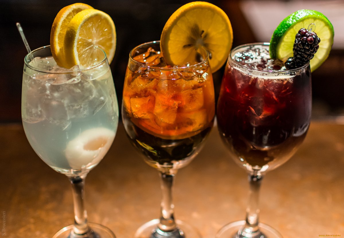 Красивые коктейли