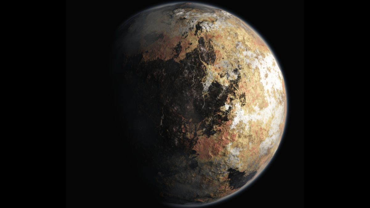 Красивый Плутон