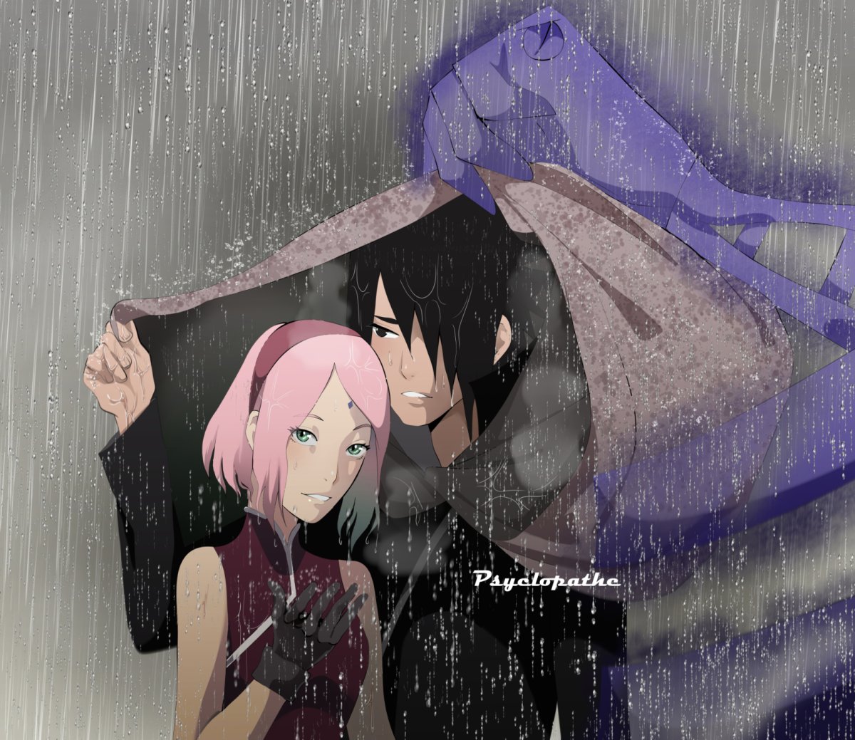 Сакура и Саске любовь 18