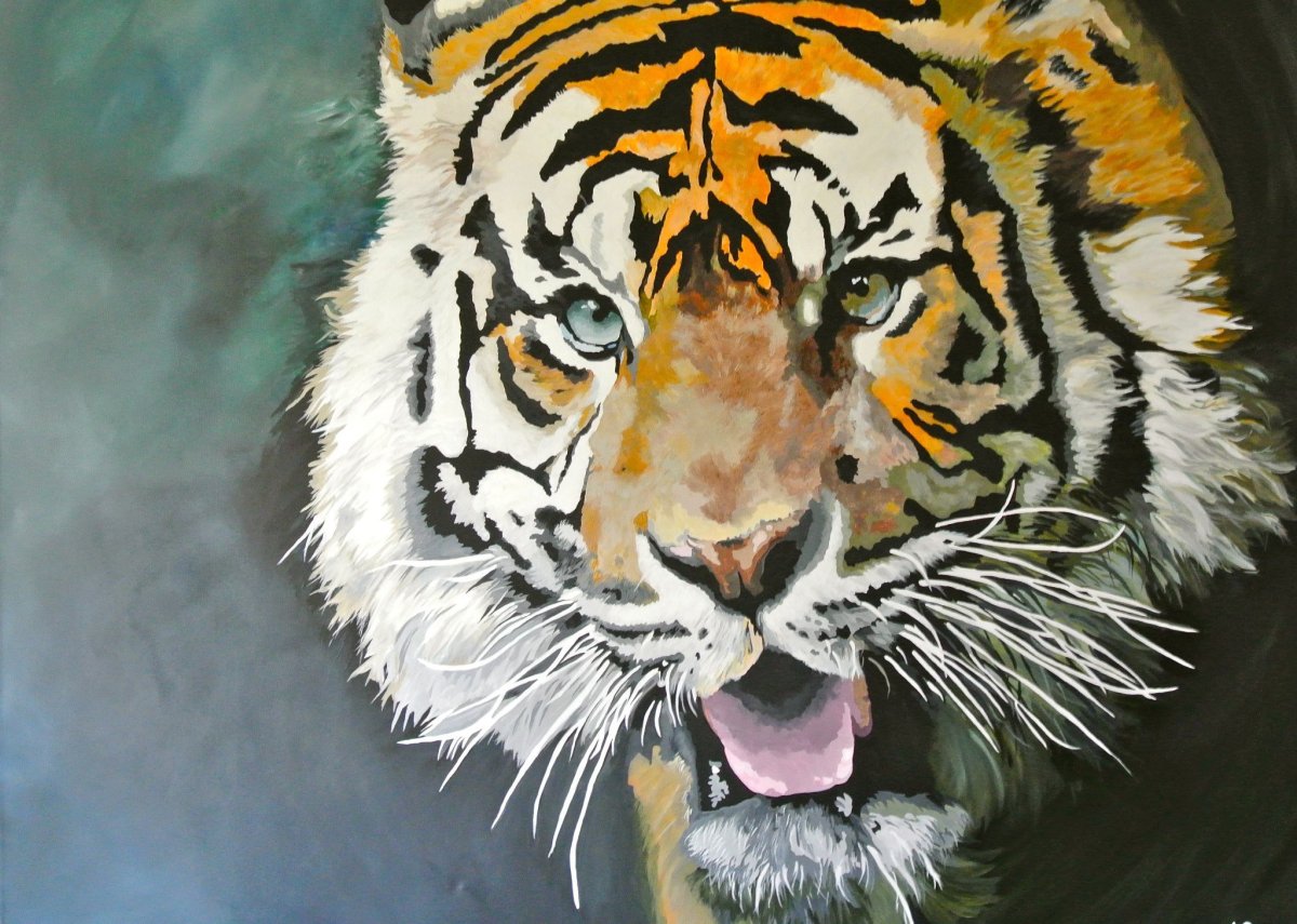 Глаза белого тигра