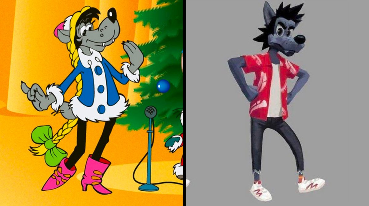 Ну погоди заяц мультфильм