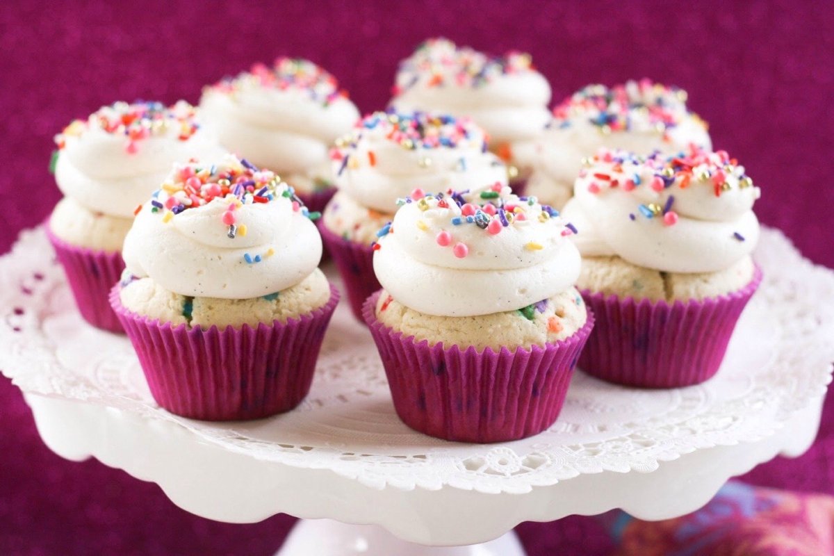 Кекс с глазурью