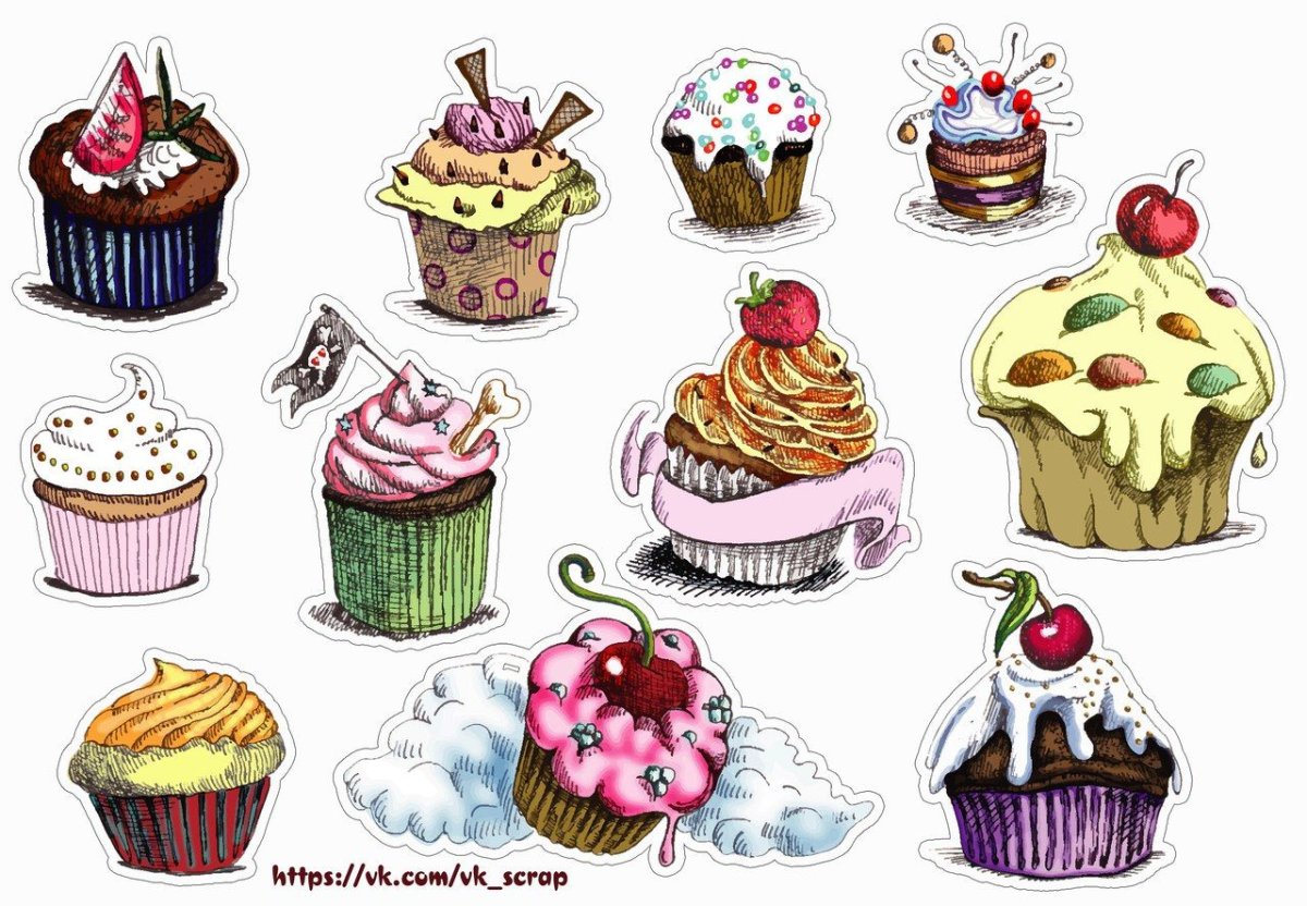 Красивые пирожные