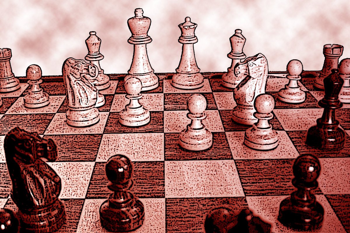 Шахматная партия арт