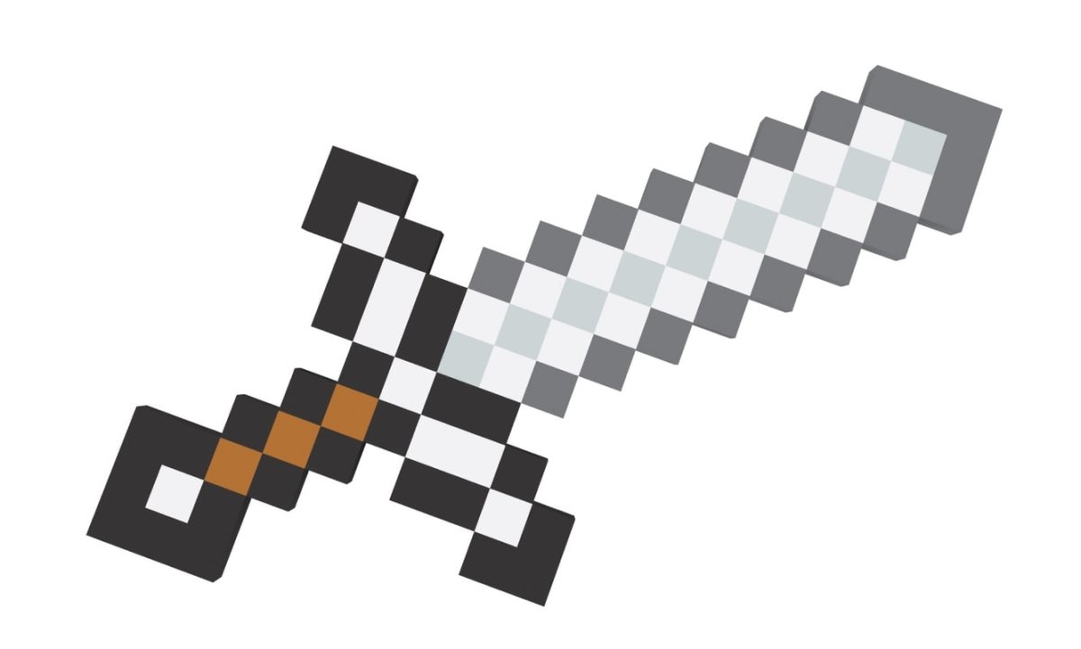 Изумрудный меч из МАЙНКРАФТА